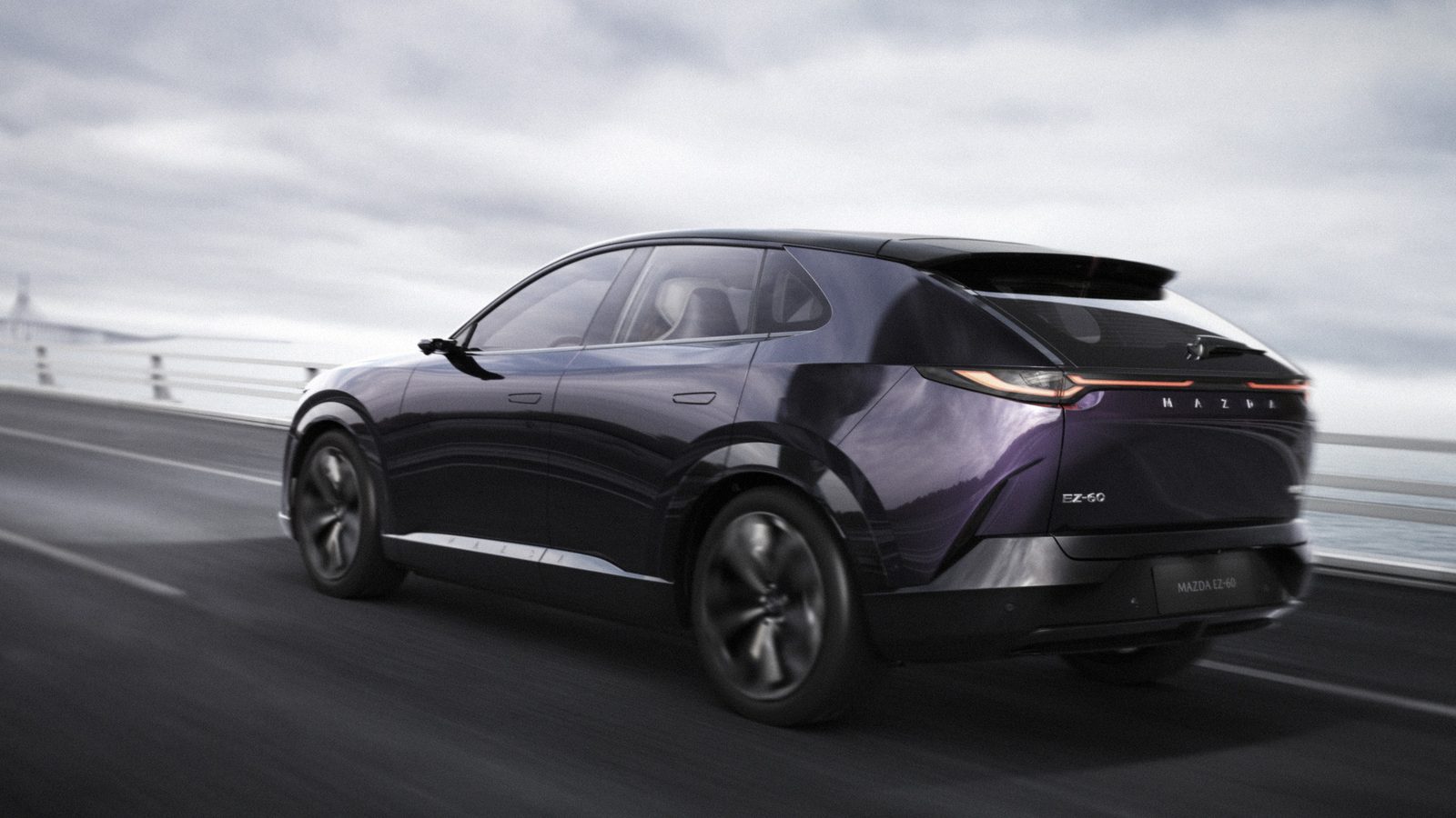 Mazda CX-6e Global 2026 - exterior, rear detail, Global/Europe reference via Mazda CX-6e / EZ-60 model line market