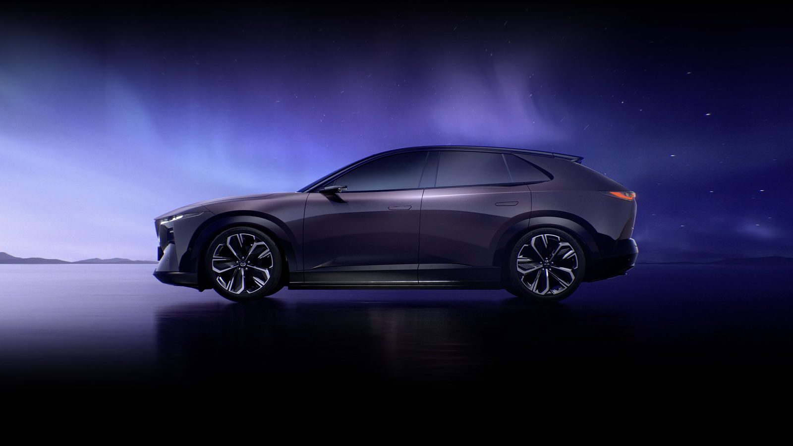 Mazda EZ-60 2027 China EV 2026 - exterior, side profile, CN / shared EZ-60 body design market