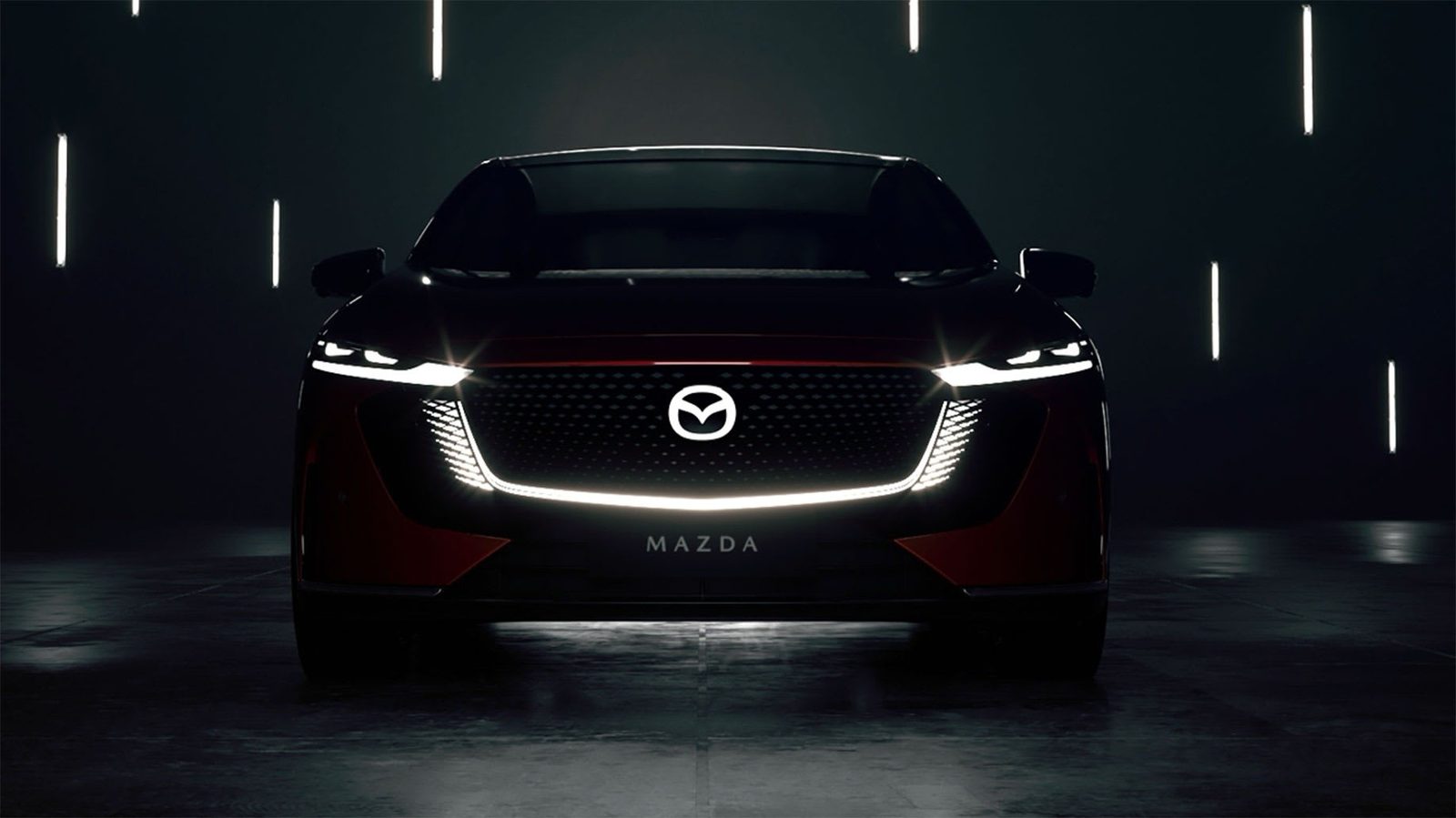Mazda6e Global 2025 - exterior, front lighting, Global/Europe reference via Mazda6e/EZ-6 donor market