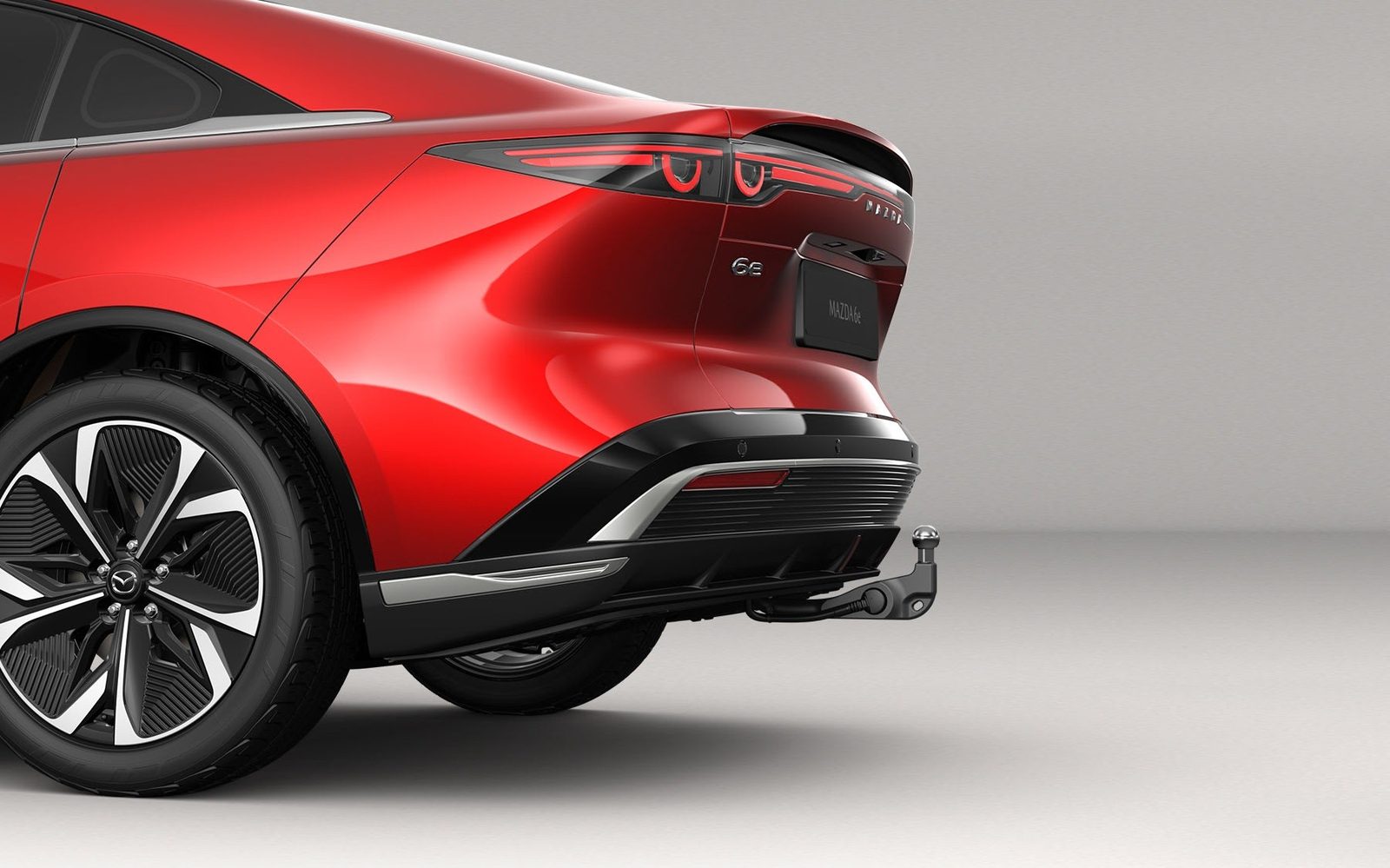 Mazda6e Global 2025 - exterior, rear detail, Global/Europe reference via Mazda6e/EZ-6 donor market