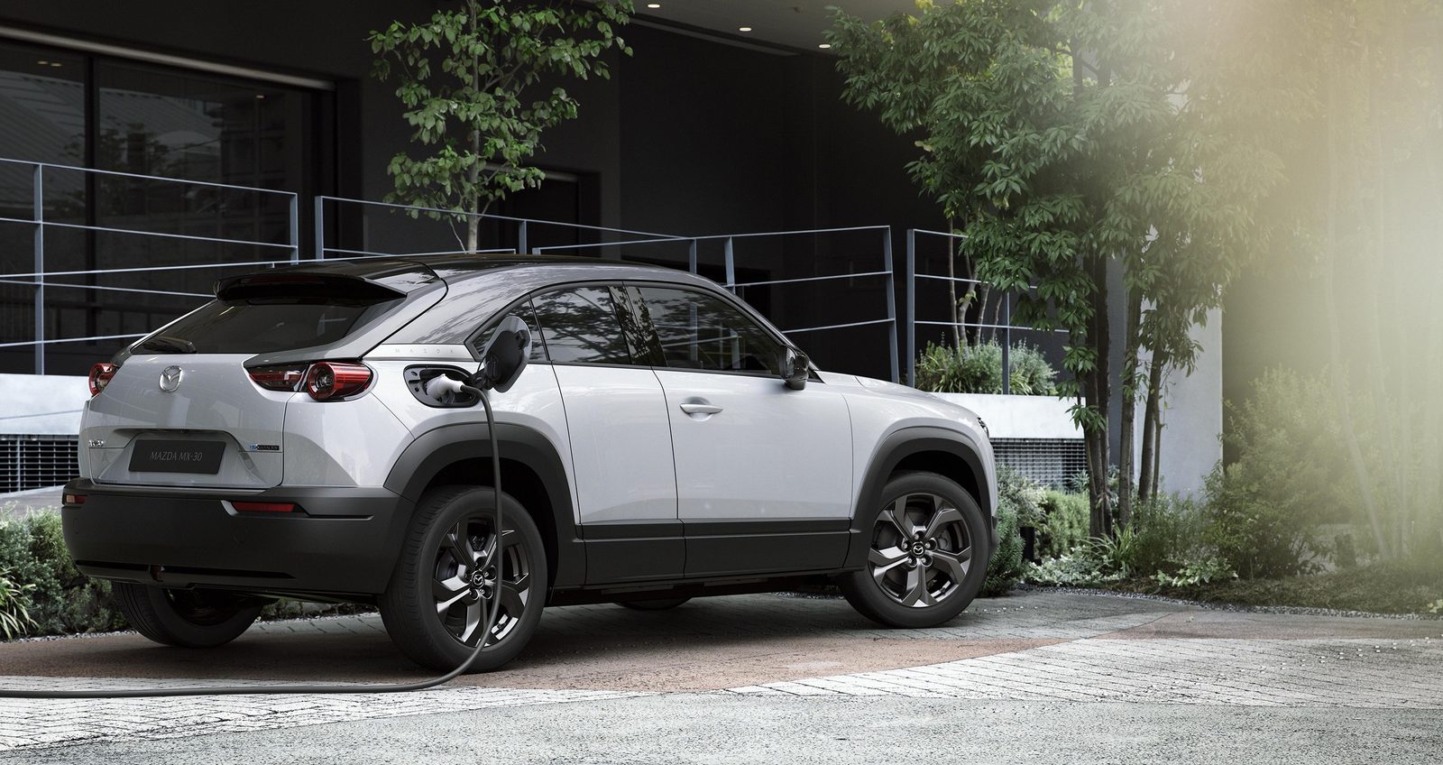 Mazda MX-30 EV Global 2020 - exterior, rear three-quarter view, Global/Europe market