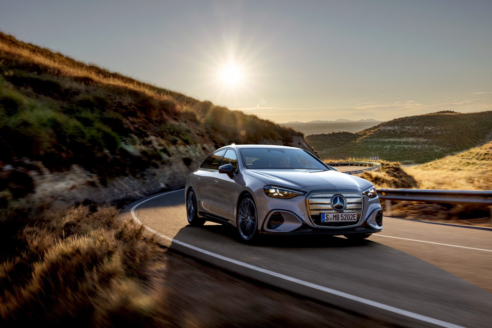 Mercedes-Benz C-Class with EQ Technology 2026 - exterior, front three-quarter view, Europe market