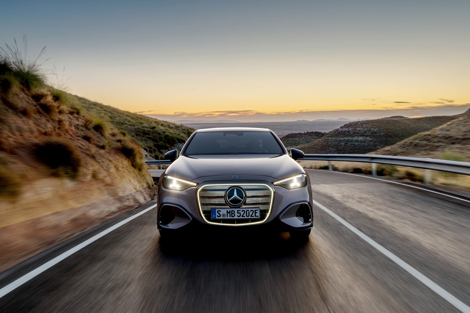Mercedes-Benz C-Class with EQ Technology 2026 - exterior, front view, Europe market