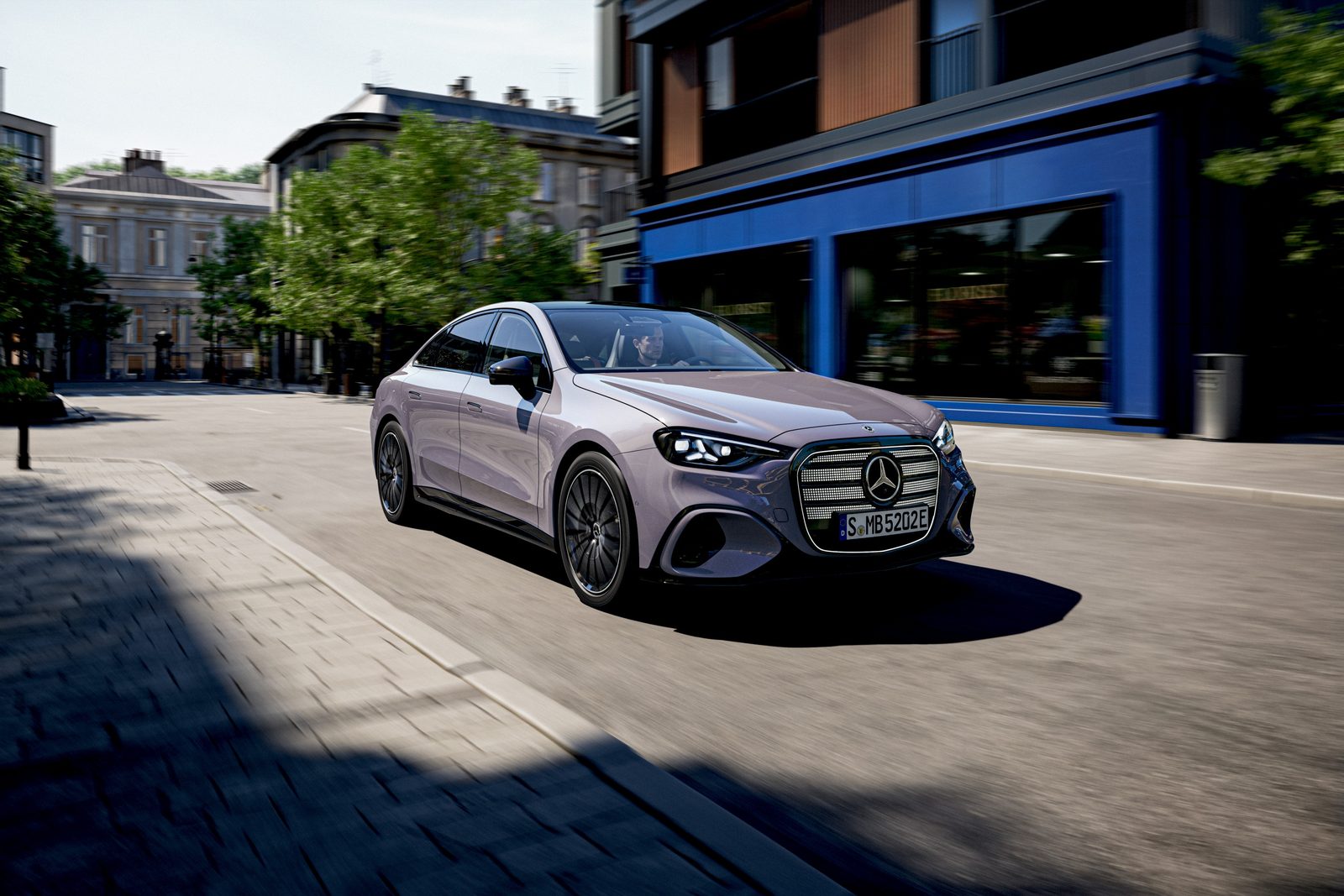 Mercedes-Benz C-Class with EQ Technology 2026 - exterior, front three-quarter view, Europe market
