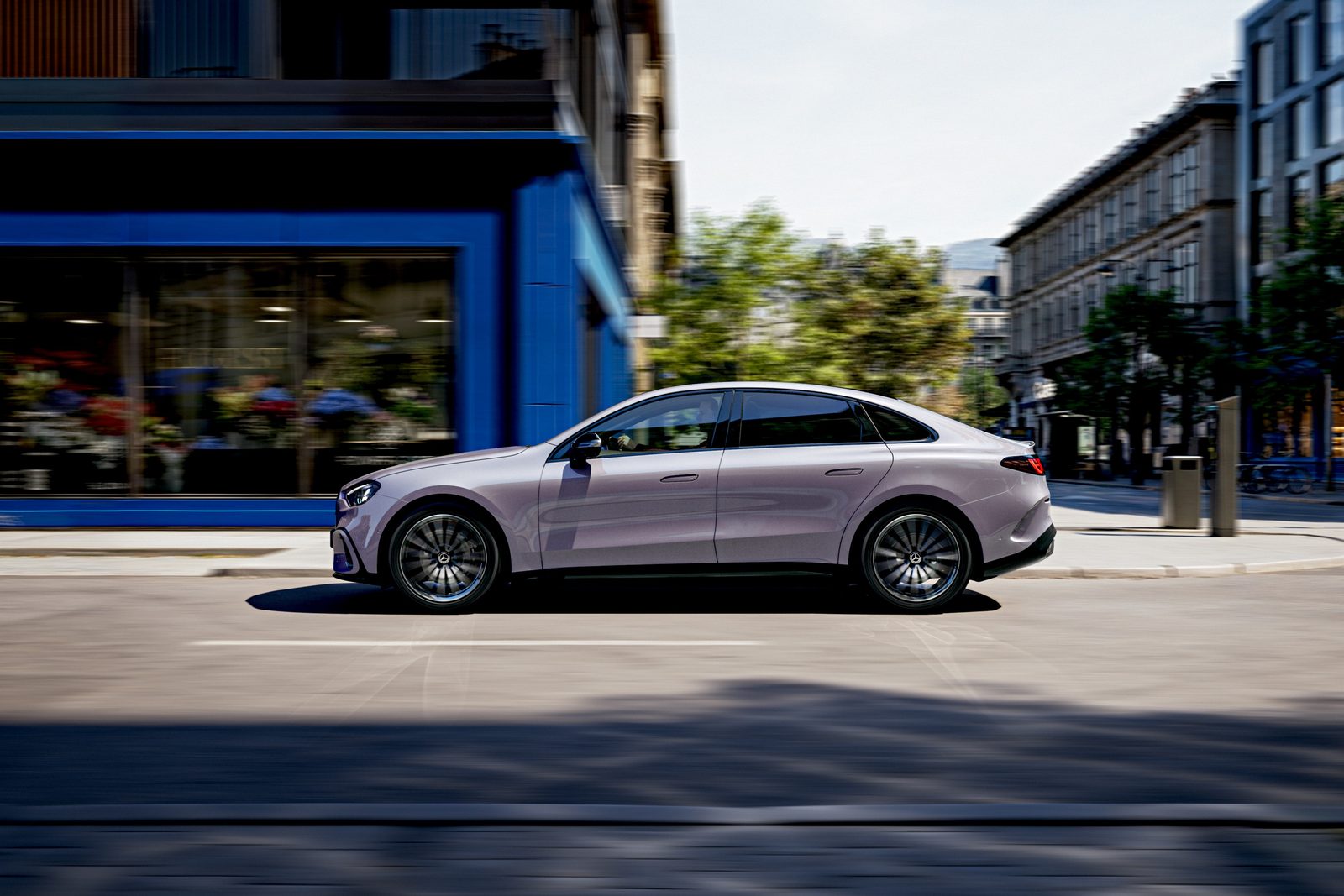 Mercedes-Benz C-Class with EQ Technology 2026 - exterior, side view, Europe market