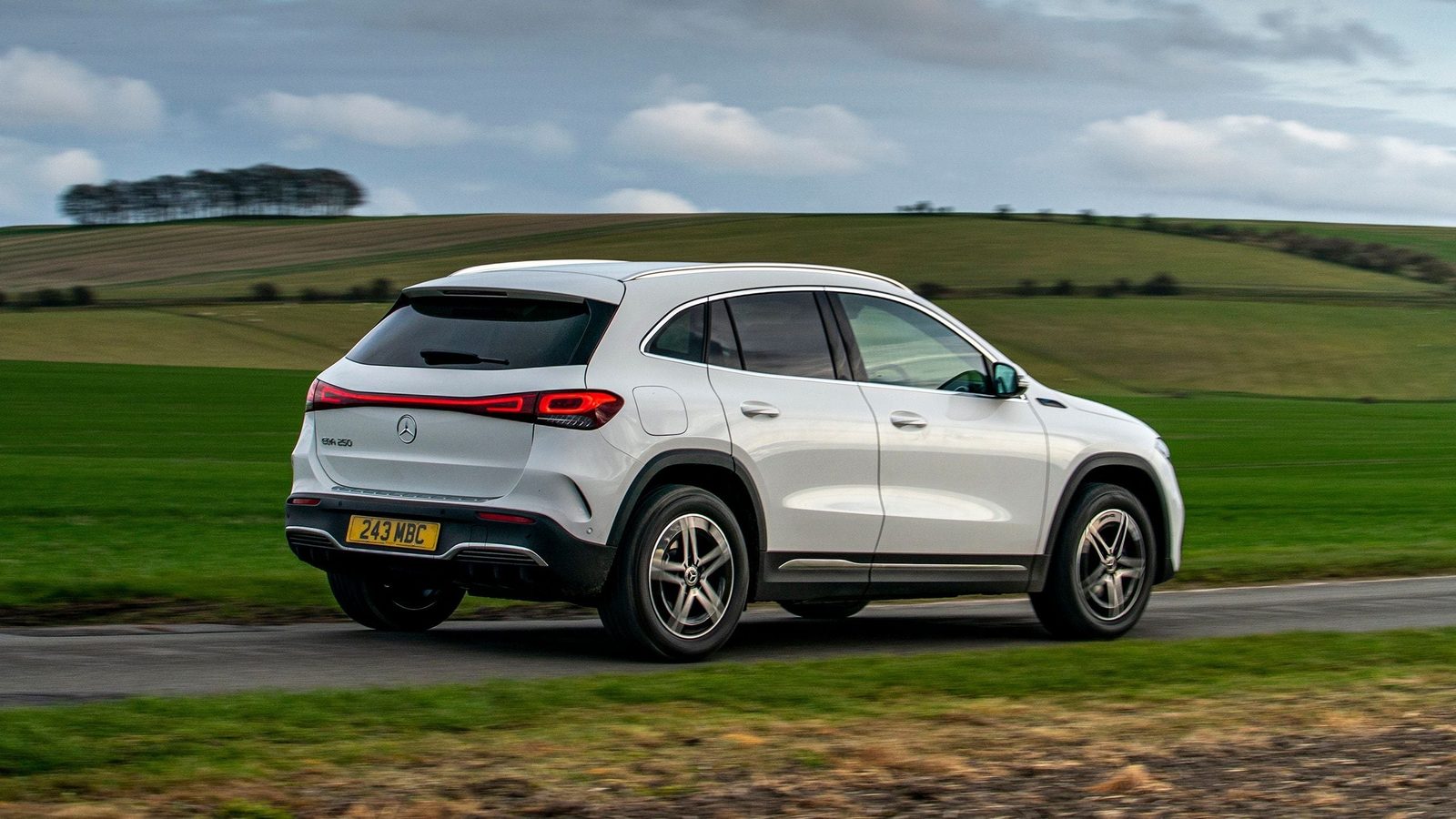 Mercedes-Benz EQA 2025 - exterior, rear three-quarter view, Europe market
