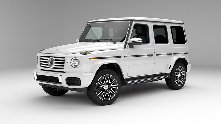 Mercedes-Benz G 580 with EQ Technology 2024 - exterior, studio front three quarter, US/Global reference market