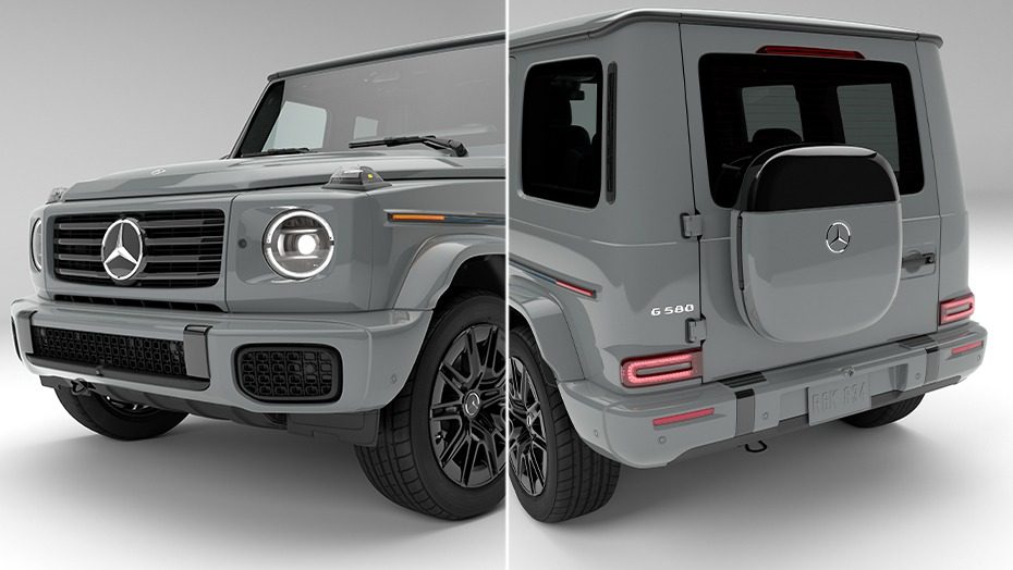 Mercedes-Benz G 580 with EQ Technology 2024 - exterior, rear three-quarter view, US/Global reference market