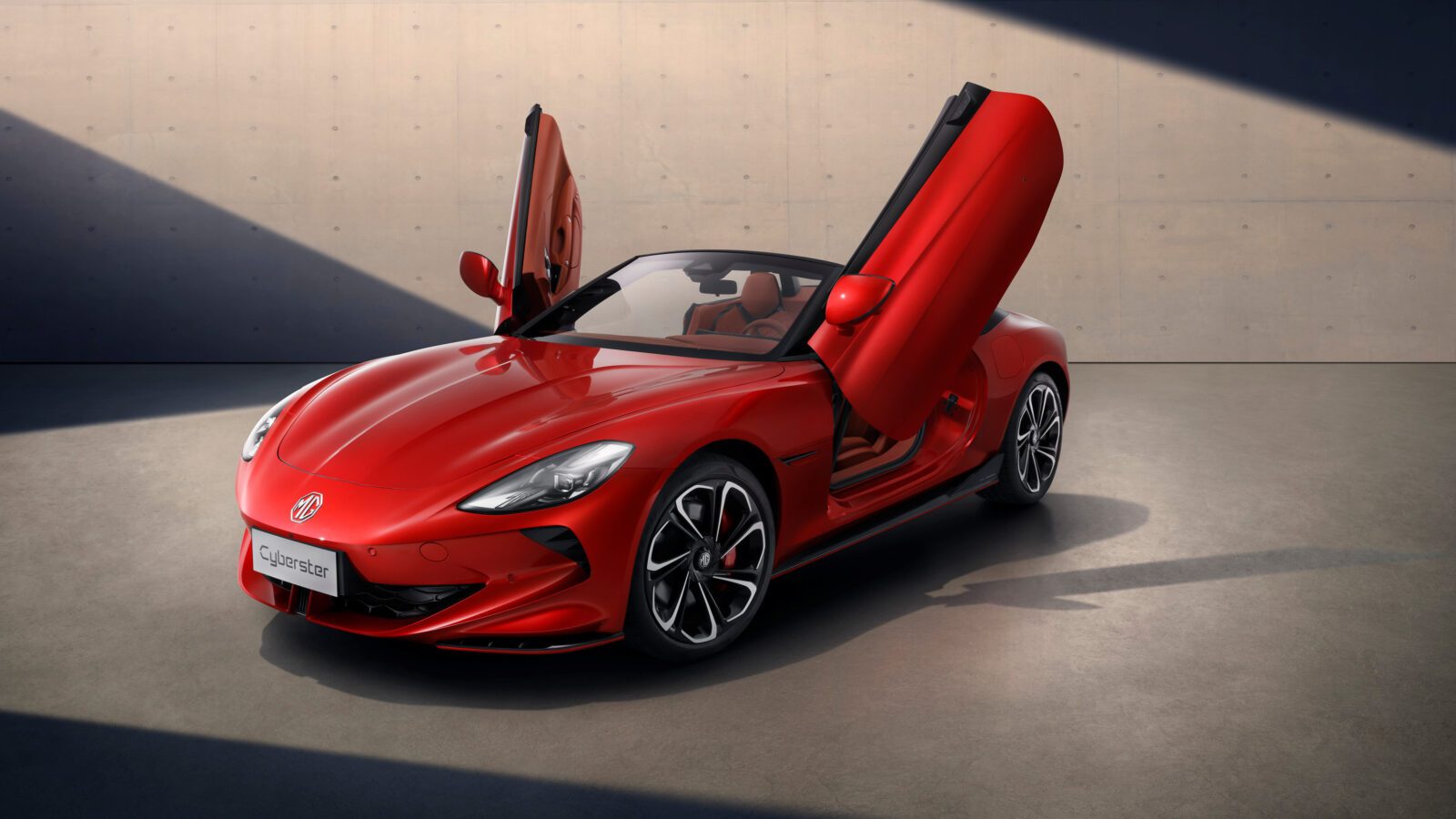 MG Cyberster 2024 - exterior, front three-quarter view, Europe / global market