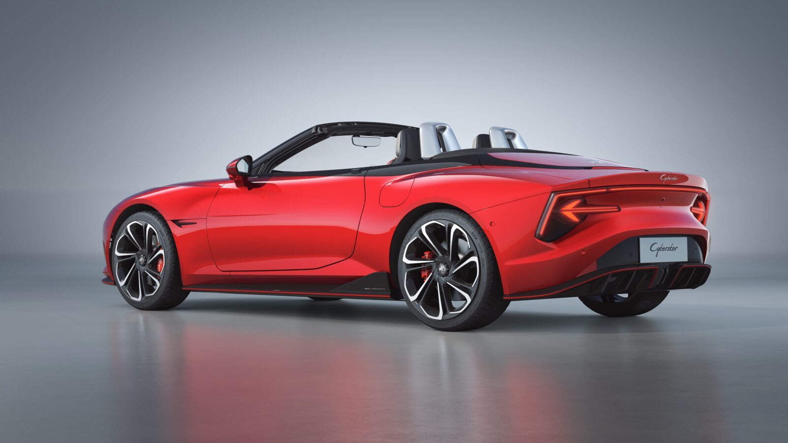 MG Cyberster 2024 - exterior, rear 3q alt, Europe / global market