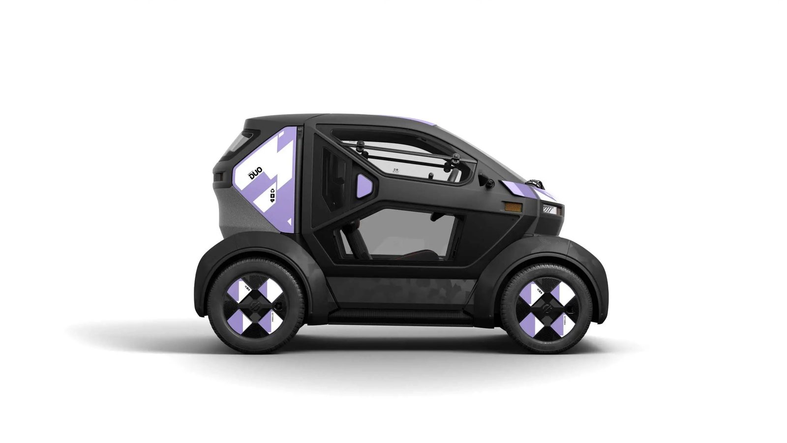 Mobilize Duo 2024 - exterior, side profile purple personalization, China market