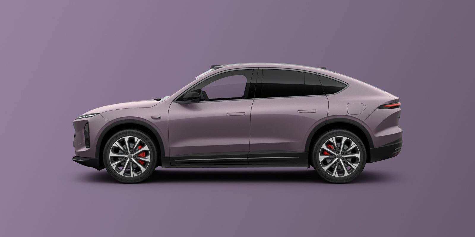 NIO EC6 2026 - exterior, side profile green, China market
