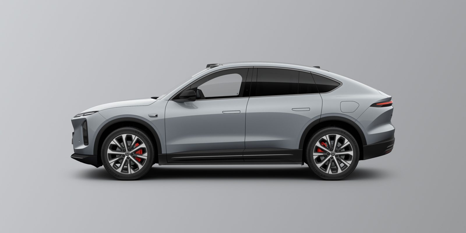 NIO EC6 2026 - exterior, side profile gray, China market