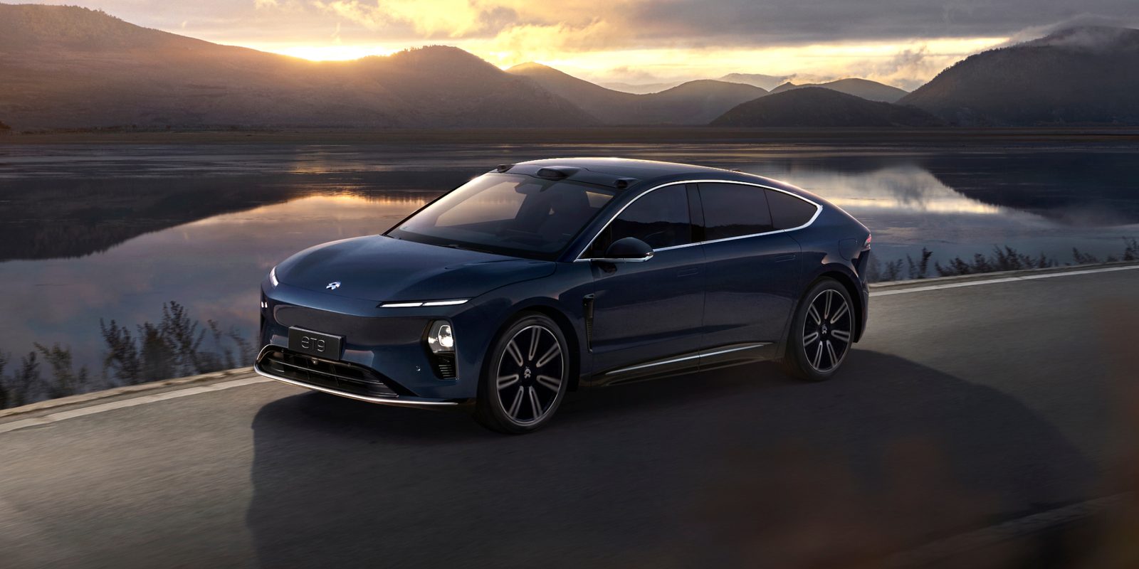 NIO ET9 2025 - exterior, front three-quarter view, global market