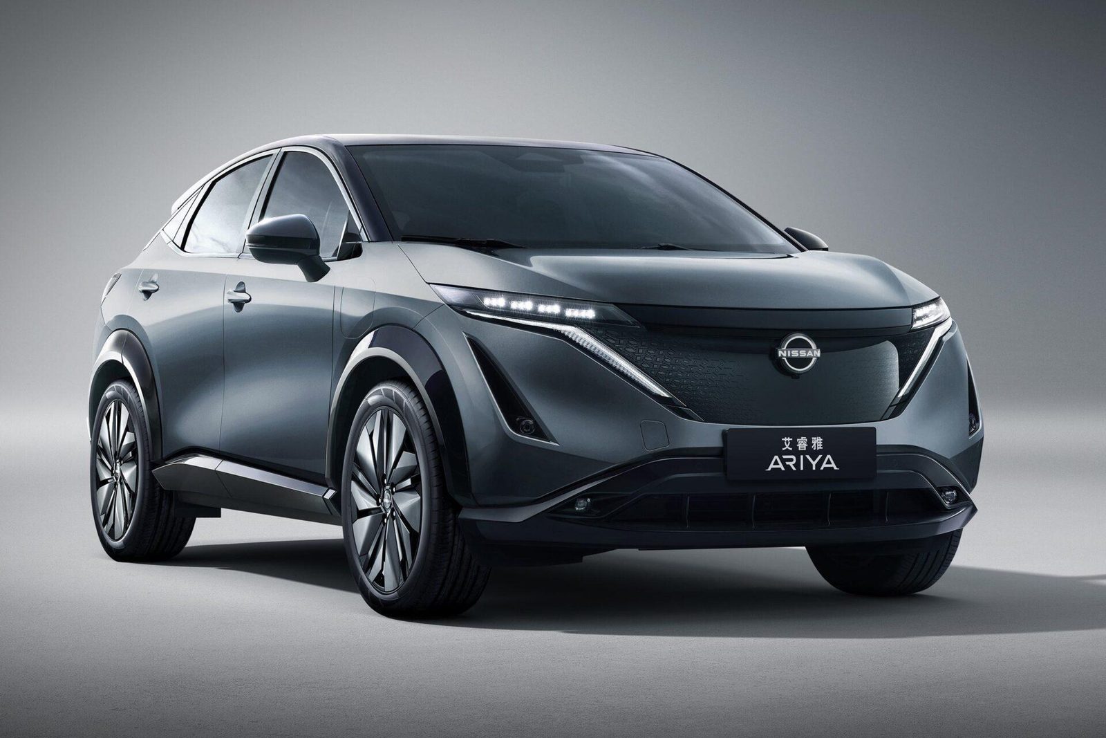 Nissan Dongfeng Nissan Ariya China 2022 — главное фото модели, экстерьер, вид спереди 3/4, рынок internal_mvp