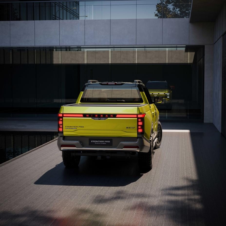 Nissan Zhengzhou Nissan Frontier Pro PHEV 2025 - exterior, rear view, China / global press reveal market