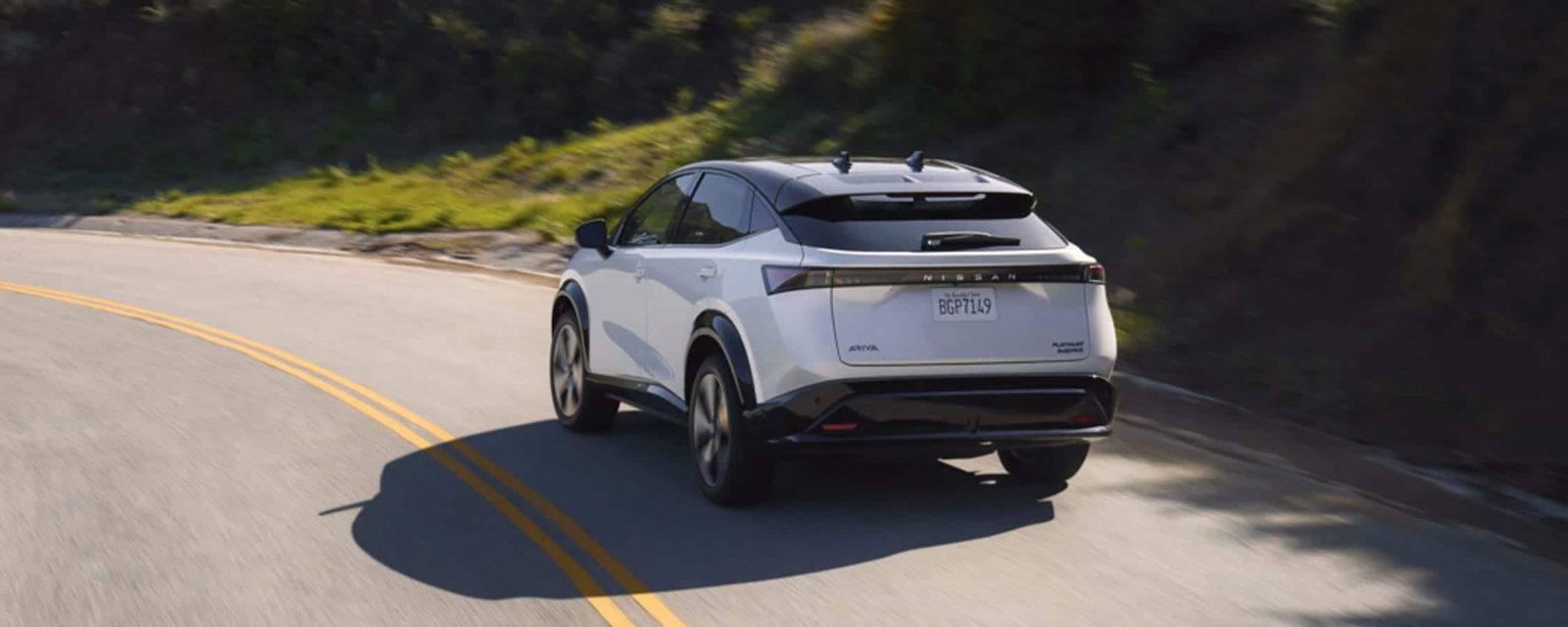 Nissan Ariya Global 2026 - exterior, rear three-quarter view, Global reference market