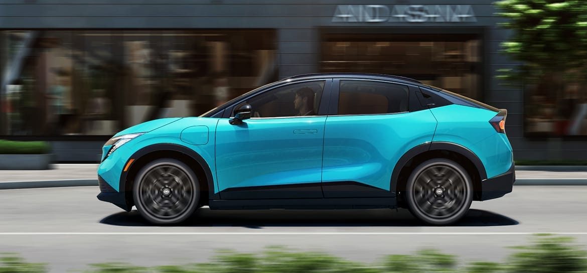Nissan Leaf 2026 Global - exterior, side city, Global reference market