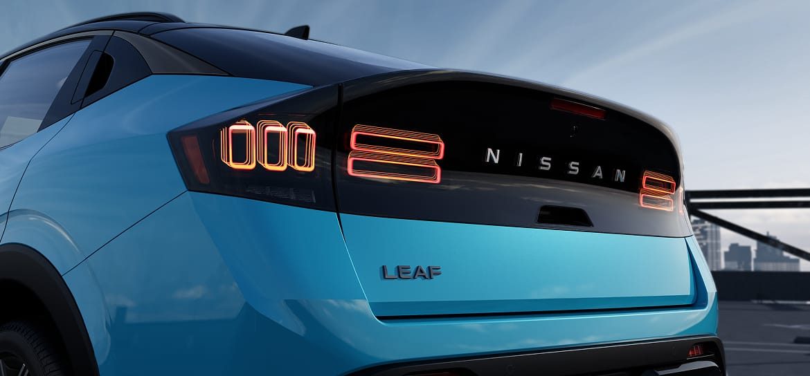 Nissan Leaf 2026 Global - exterior, rear detail, Global reference market