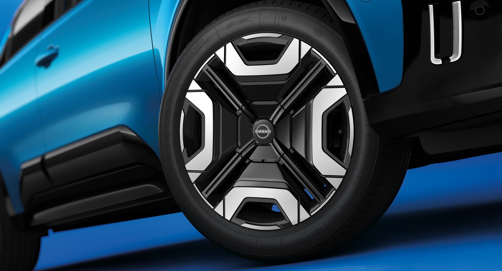 Nissan Micra EV Global 2026 - exterior, wheel detail, Europe / Global reference market
