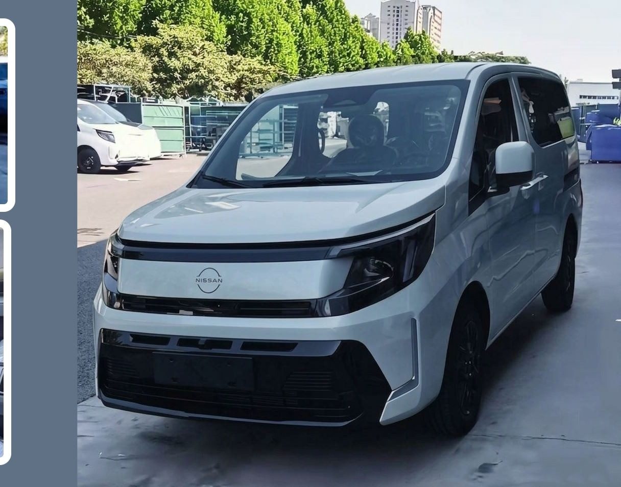 Nissan Zhengzhou Nissan NV200 PHEV 2026 - exterior, front three quarter uncamouflaged detail, China 2026 prelaunch market