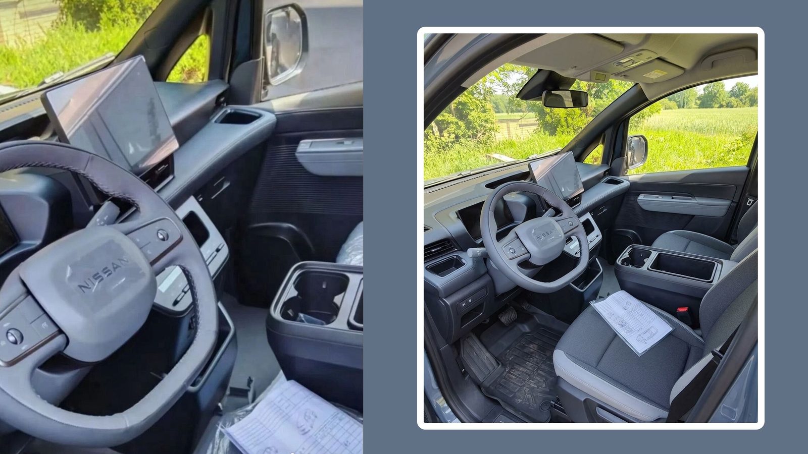 Nissan Zhengzhou Nissan NV200 PHEV 2026 - main model photo, interior, dashboard and front cabin collage, china_watchlist market
