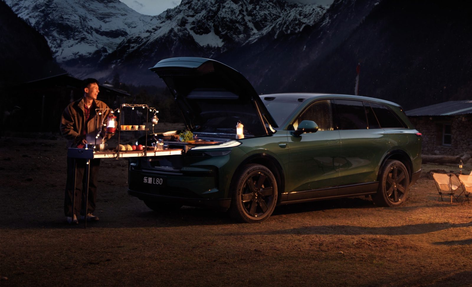 Onvo L80 2026 - exterior, tailgate camping, China market