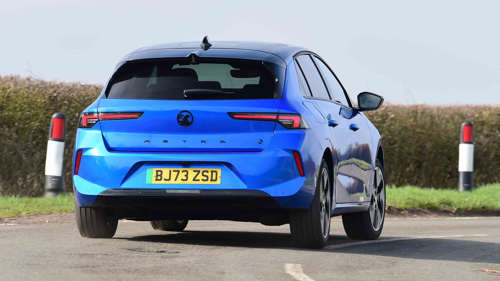 Opel / Vauxhall Astra Electric 2023 - exterior, rear driving, Europe market