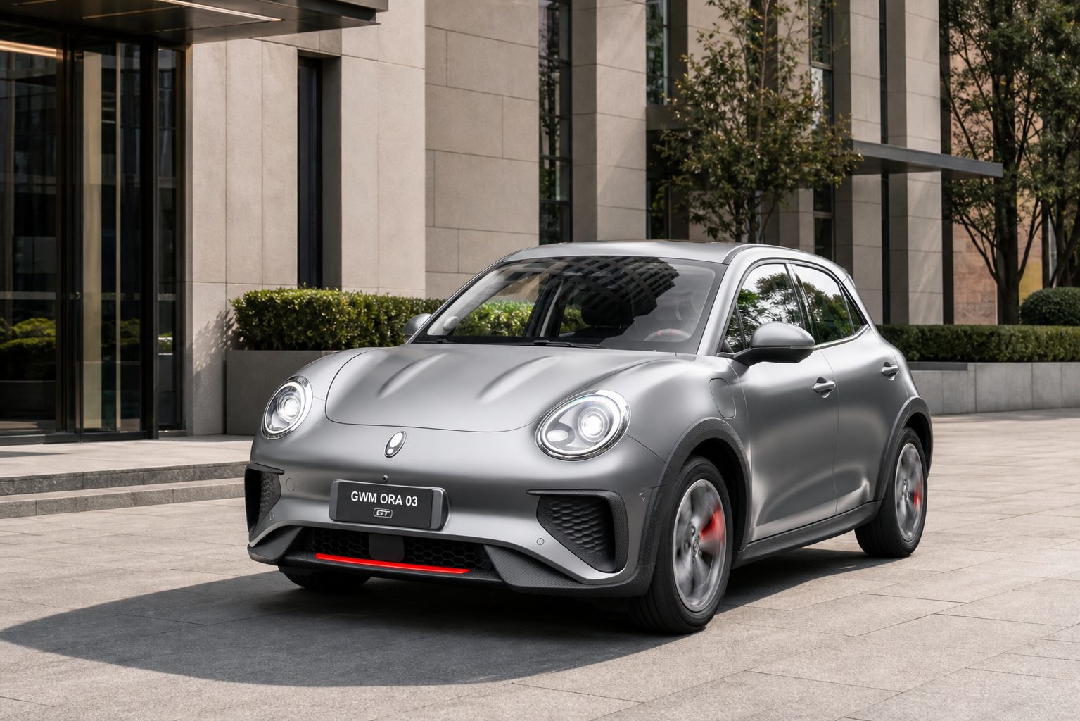 Ora 03 GT 2025 — главное фото модели, экстерьер, front 3q street, рынок internal_mvp
