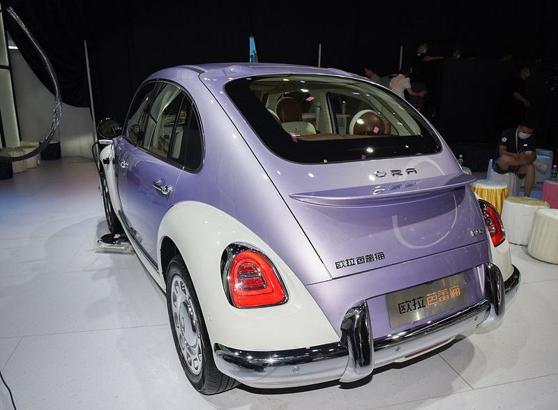 Ora Ballet Cat 2023 - exterior, rear three-quarter view