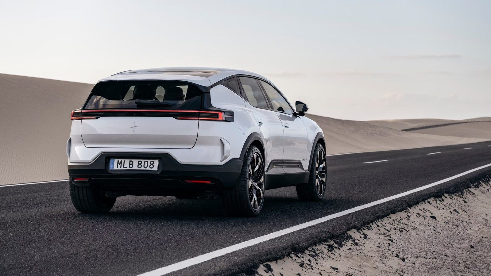 Polestar 3 2024 — экстерьер, вид сбоку, рынок internal_mvp