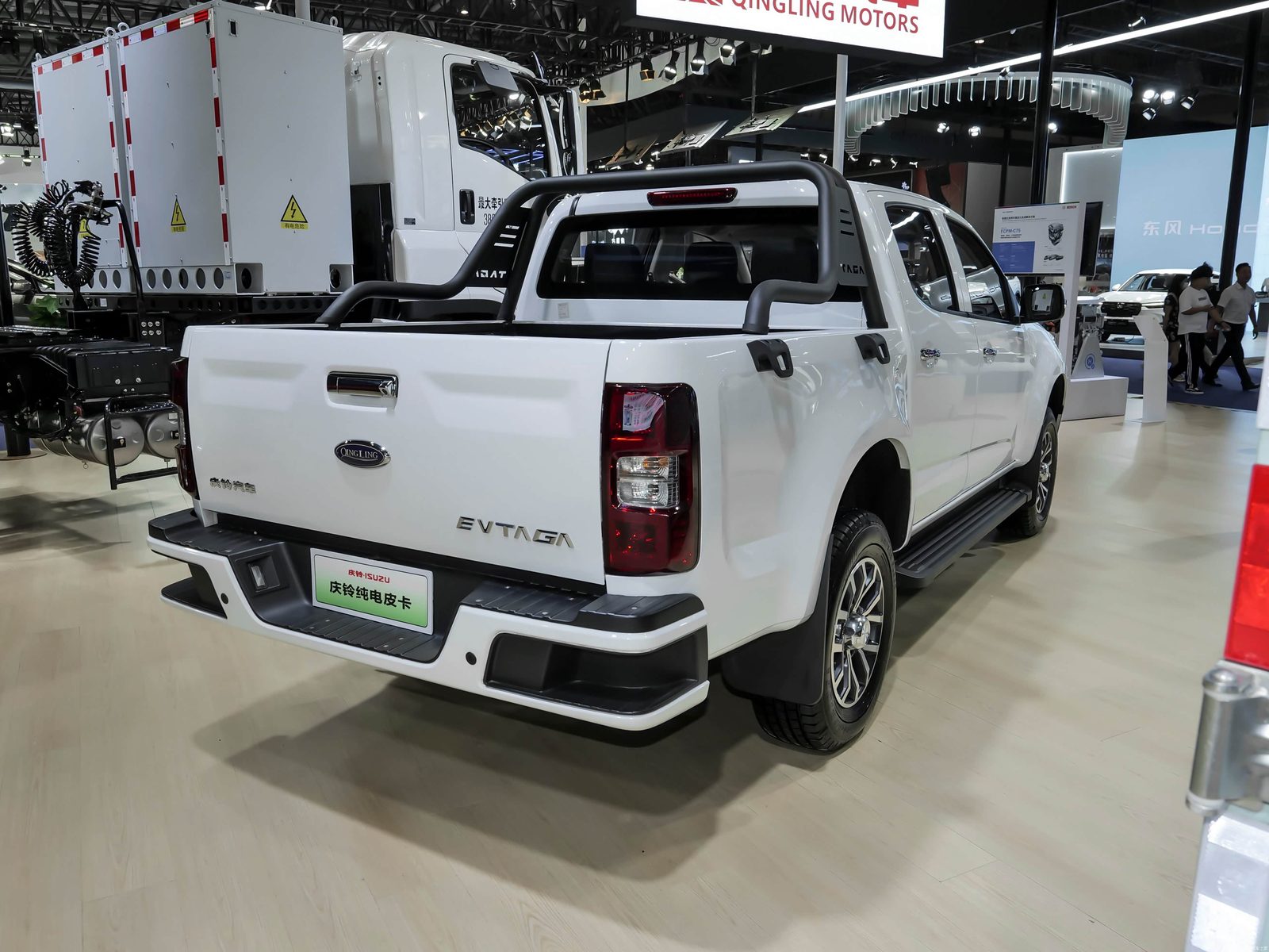 Qingling Isuzu Pickup TAGA EV / TAGA Daka Pure Electric 2025 - exterior, rear 3q left, China market