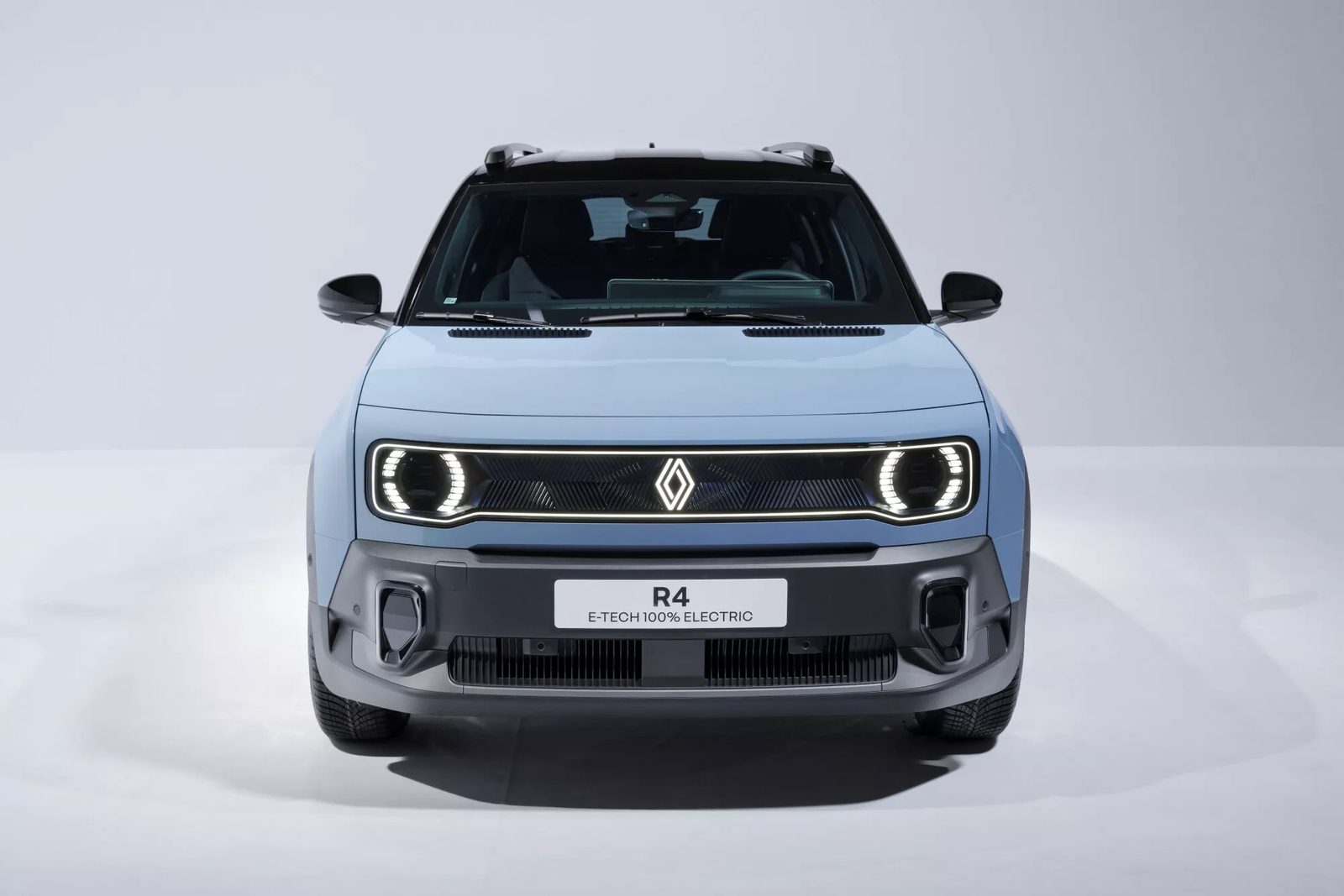 Renault 4 E-Tech Electric 2025 - exterior, front studio, europe_reference market