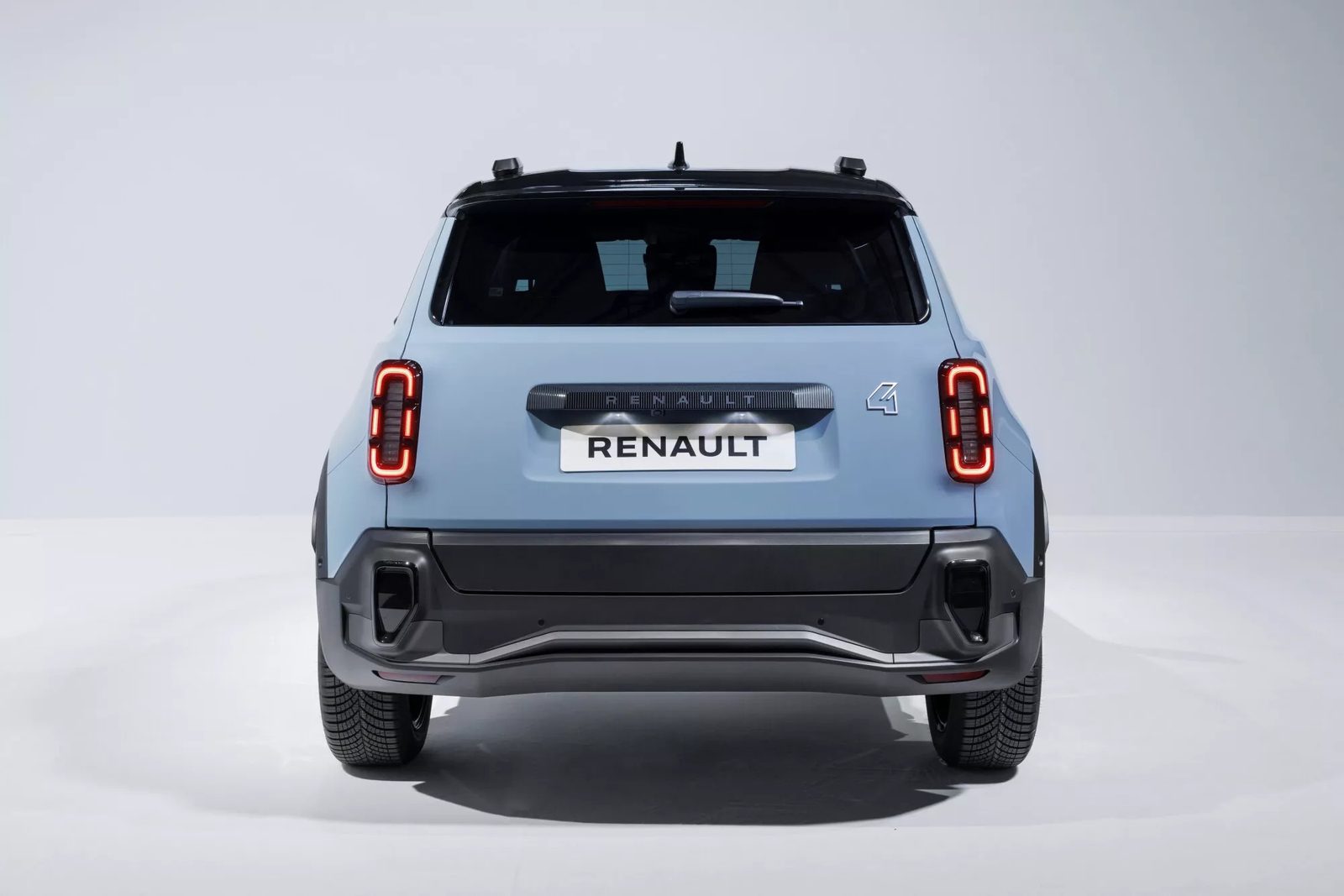 Renault 4 E-Tech Electric 2025 - exterior, rear studio, europe_reference market