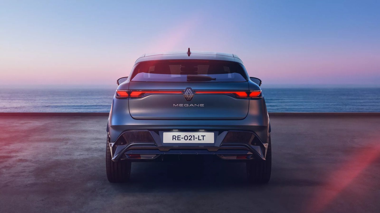 Renault Megane E-Tech Electric 2022 - exterior, rear road, europe_reference market