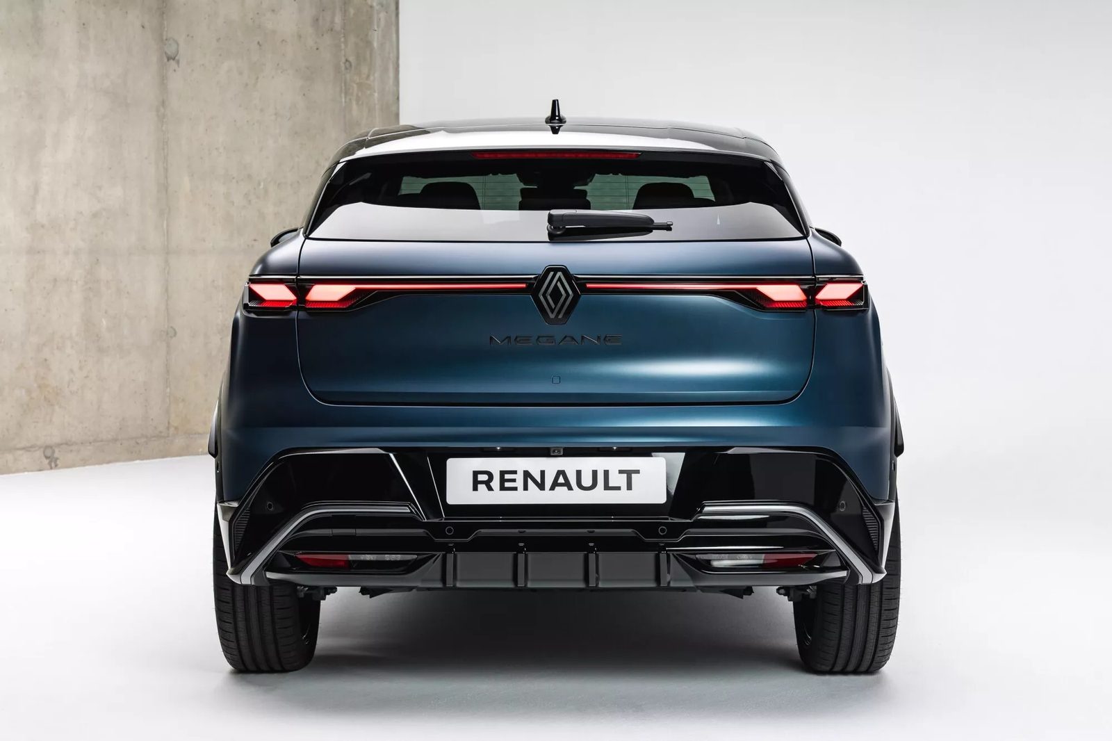 Renault Megane E-Tech Electric 2022 - exterior, rear studio, europe_reference market