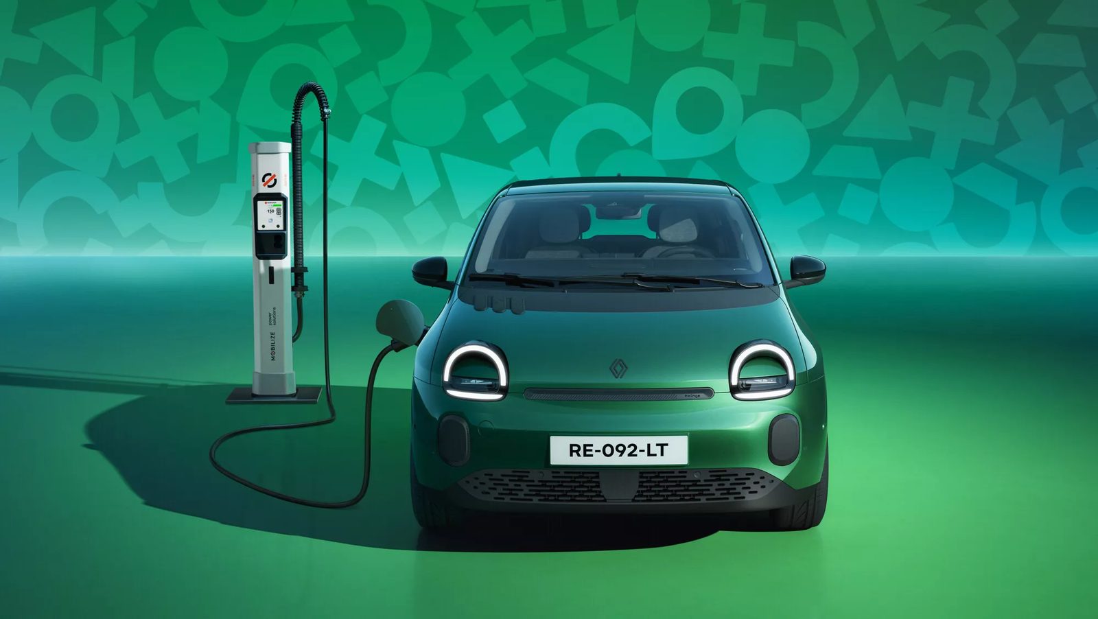 Renault Twingo E-Tech Electric 2026 - exterior, front charging, Europe market