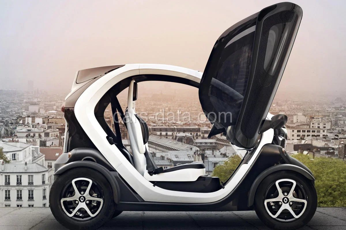 Renault Twizy 2012 - exterior, side open, Europe exact-model archive reference market