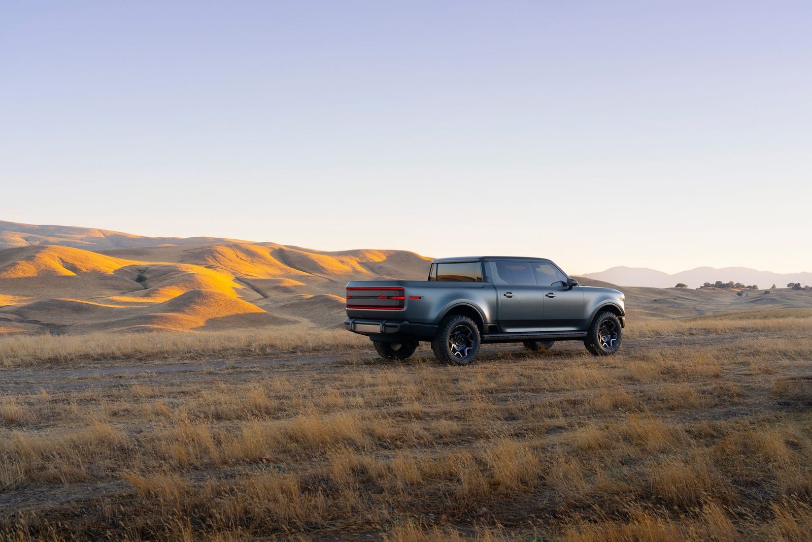 Scout Motors Terra 2027 - exterior, rear three-quarter view, us_reference market