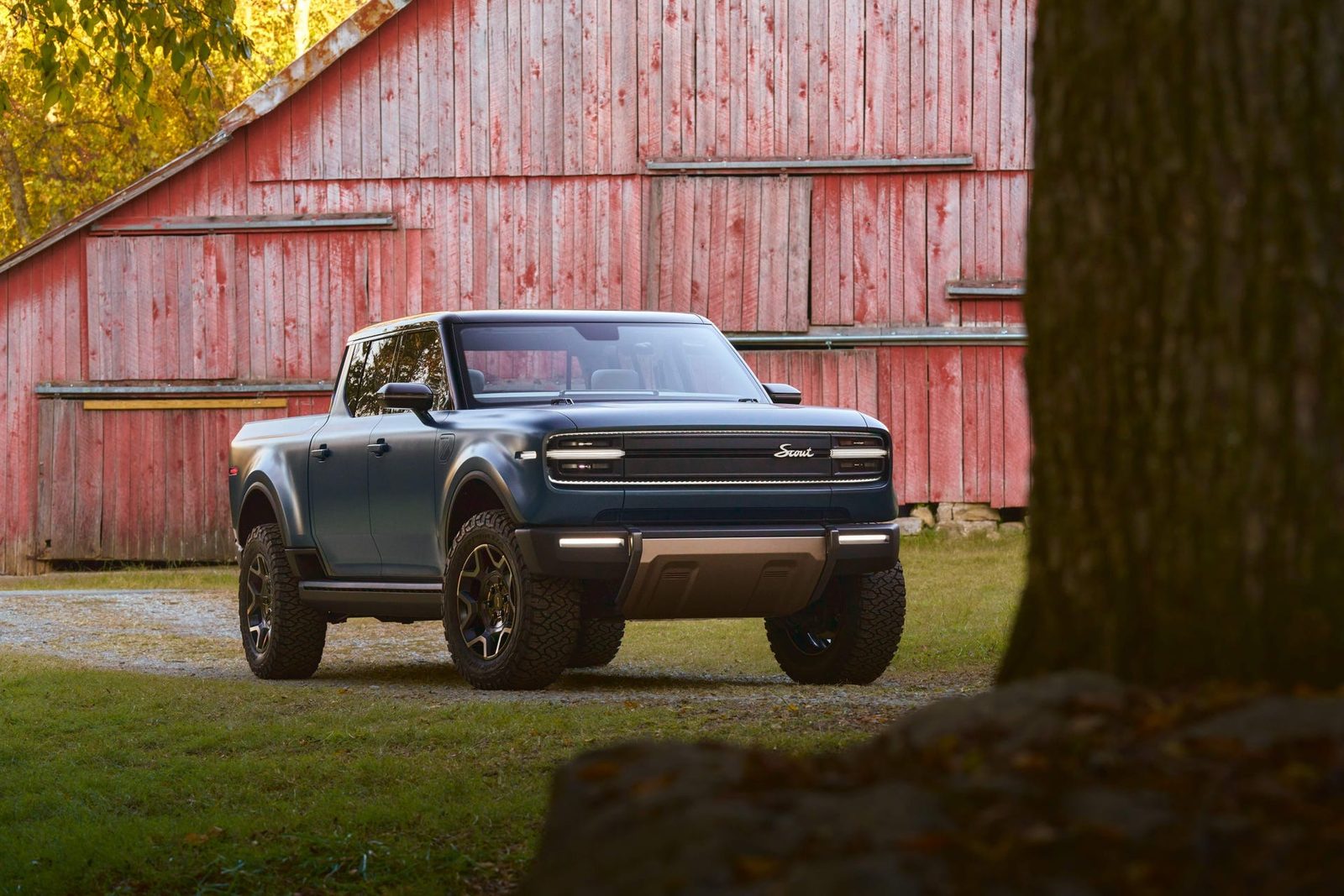 Scout Motors Terra 2027 - exterior, front three-quarter view, us_reference market