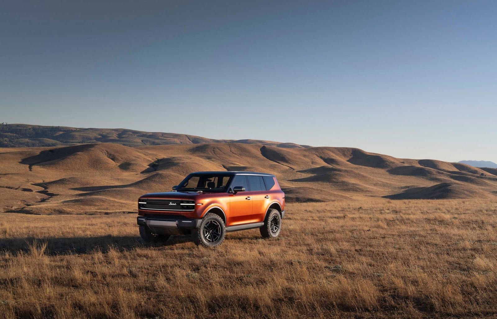 Scout Motors Traveler 2027 - exterior, front three-quarter view, us_reference market