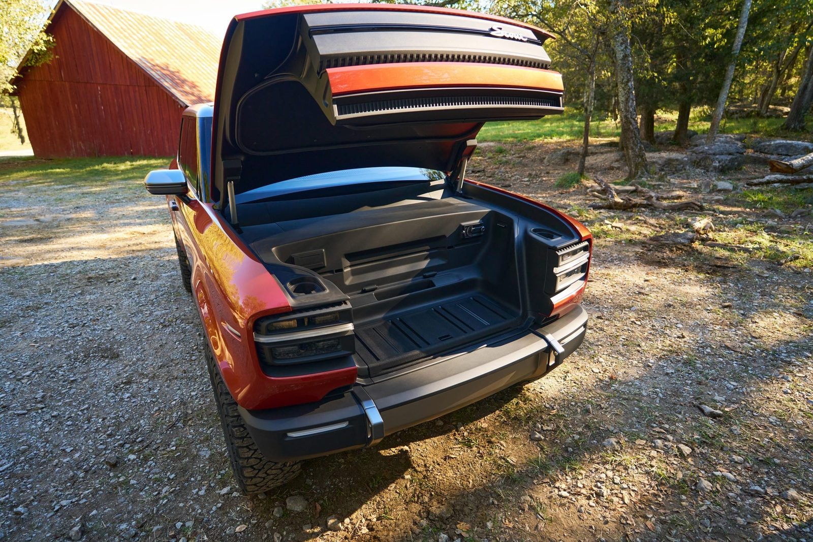 Scout Motors Traveler 2027 - exterior, cargo open, us_reference market