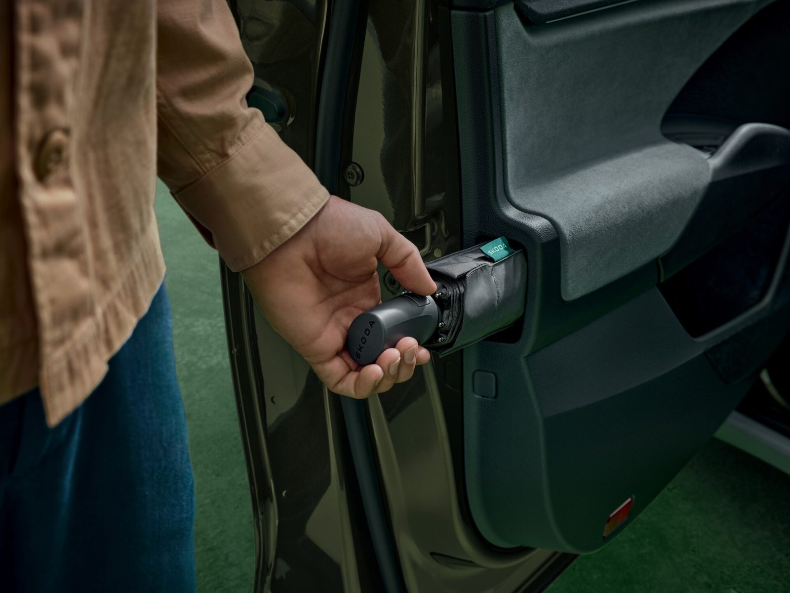 Škoda Enyaq 2021 - exterior, charging port, Europe / EV Query only market