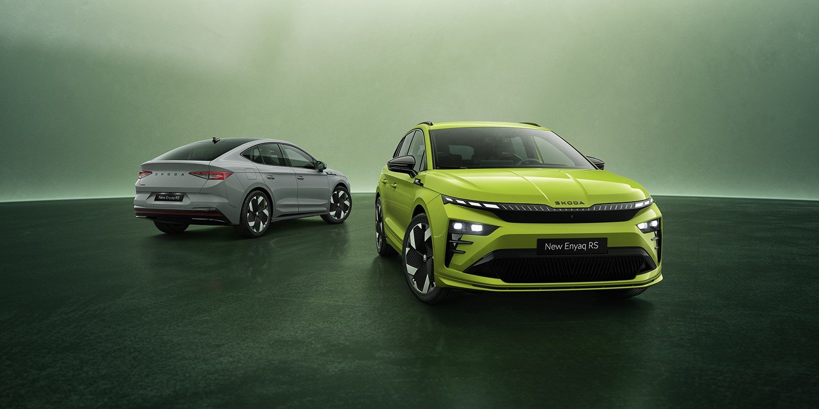 Škoda Enyaq 2021 - exterior, front 3q rs, Europe / EV Query only market