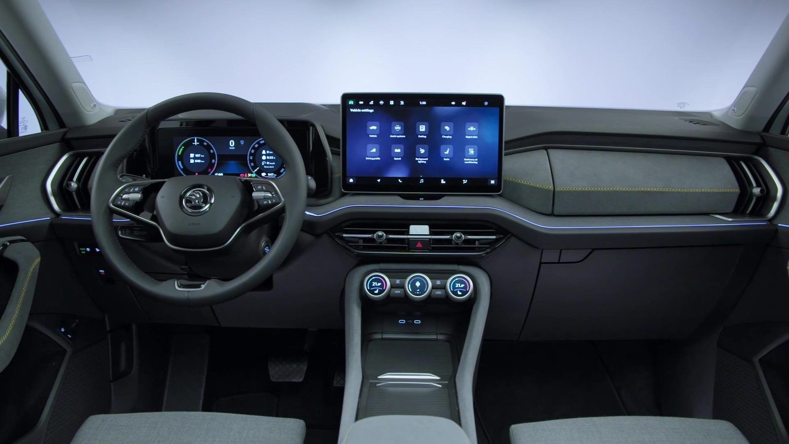 Škoda Kodiaq iV 2024 — интерьер, второй ряд сидений, рынок internal_mvp