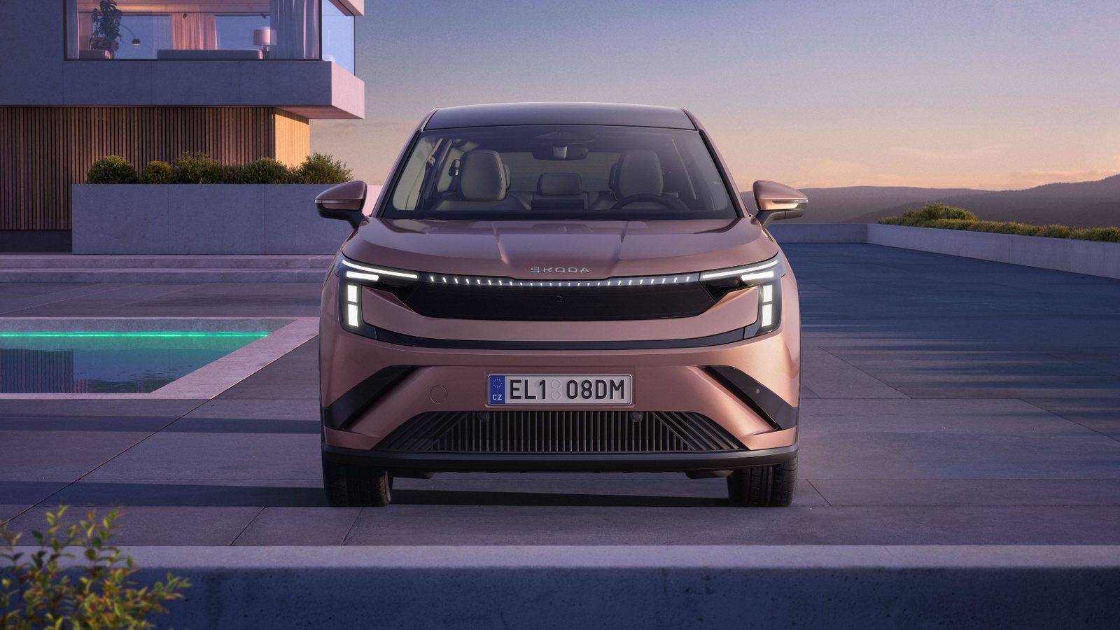 Škoda Peaq 2026 - exterior, front view, Europe / EV Query only market