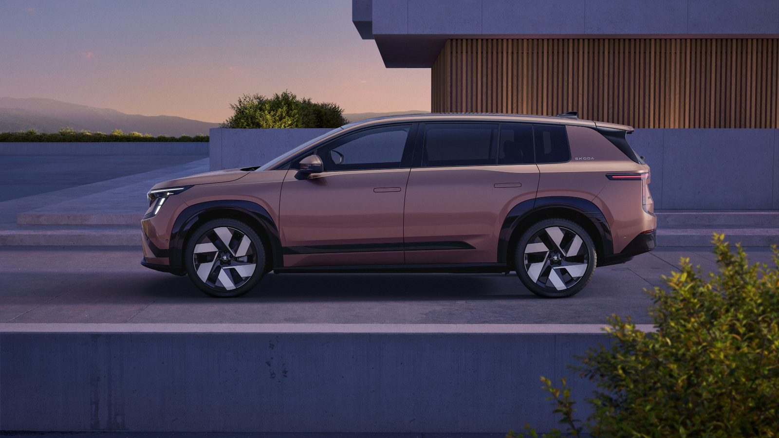 Škoda Peaq 2026 - exterior, side profile, Europe / EV Query only market