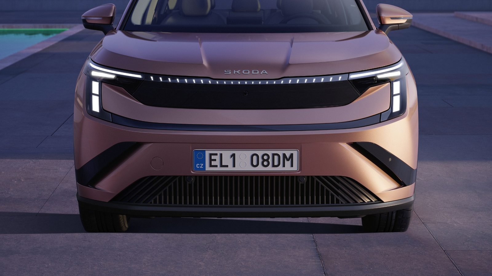 Škoda Peaq 2026 - exterior, front detail, Europe / EV Query only market