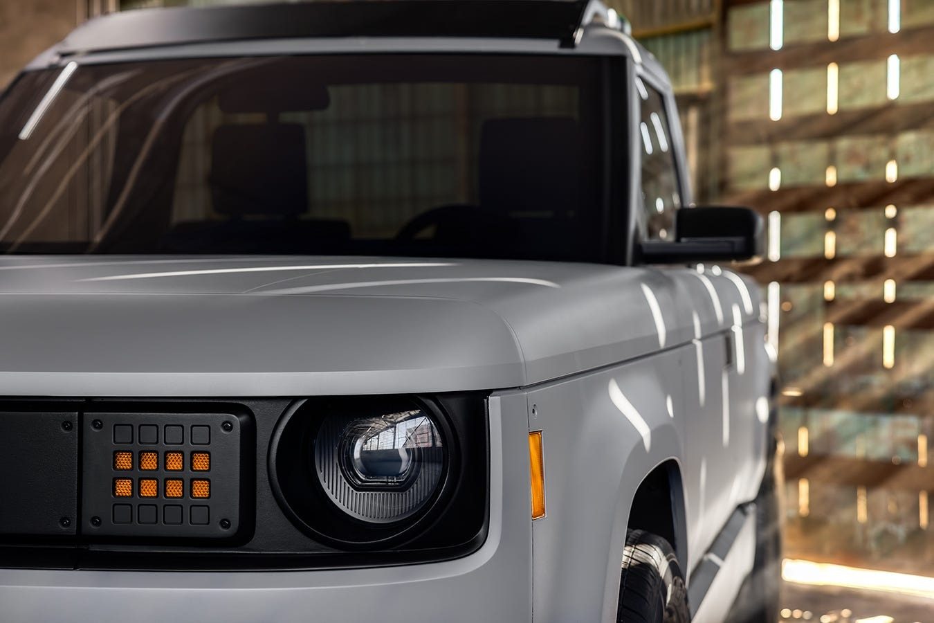 Slate Truck 2026 - exterior, front detail, us_reference market