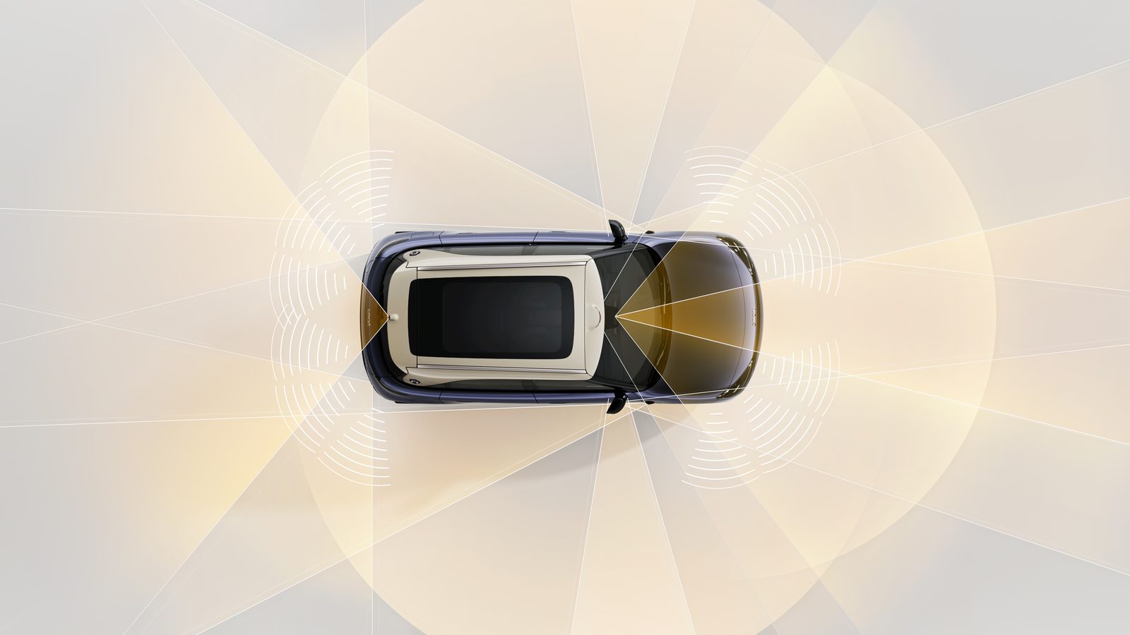 Smart #1 2026 - exterior, adas sensor coverage top, China market